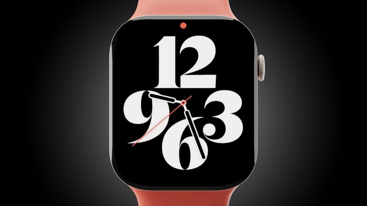 潜在的 Apple Watch Series 8 渲染图